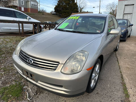 2003 Infiniti G35 for sale at Motley's Auto World in Danville VA