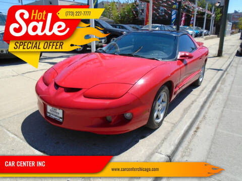2001 Pontiac Firebird for sale at CAR CENTER INC - Chicago North in Chicago IL