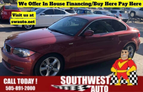 2011 BMW 1 Series for sale at SOUTHWEST AUTO in Albuquerque NM