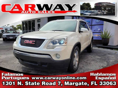 2010 GMC Acadia for sale at CARWAY Auto Sales in Margate FL