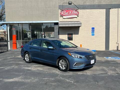 2017 Hyundai Sonata for sale at Rent To Own Auto Showroom LLC - Finance Inventory in Modesto CA