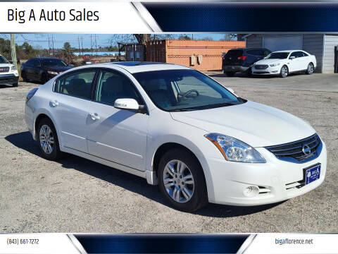2012 Nissan Altima for sale at Big A Auto Sales Lot 2 in Florence SC