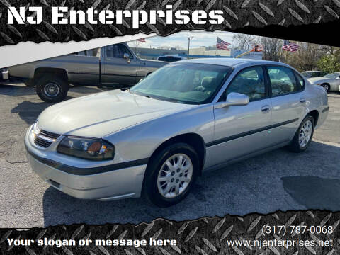 2003 Chevrolet Impala for sale at NJ Enterprises in Indianapolis IN