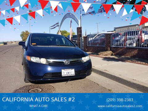 2007 Honda Civic for sale at CALIFORNIA AUTO SALES #2 in Livingston CA