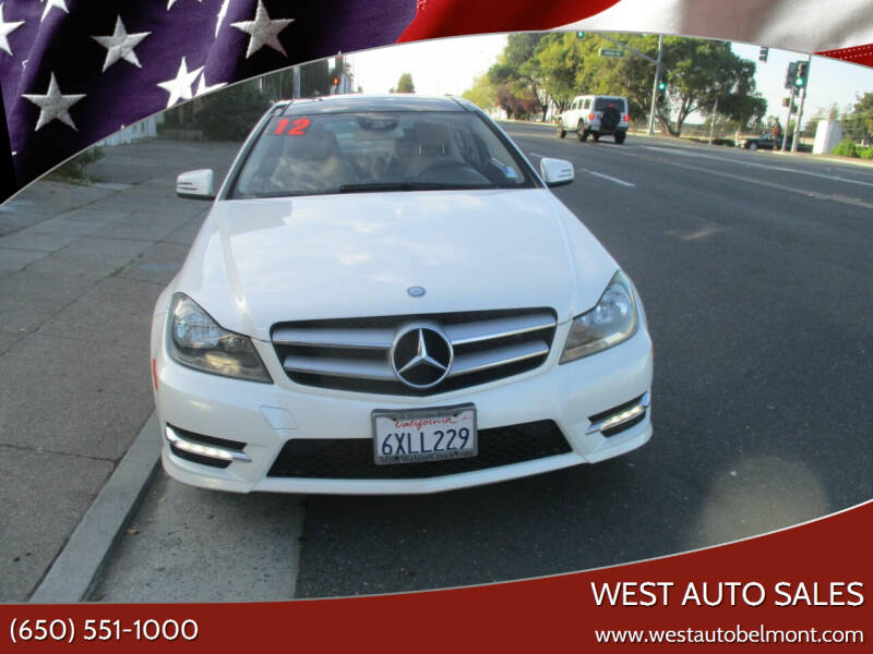 2012 Mercedes-Benz C-Class for sale at West Auto Sales in Belmont CA