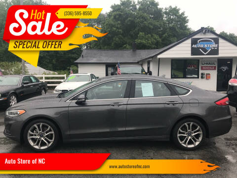 2019 Ford Fusion for sale at Auto Store of NC in Walkertown NC