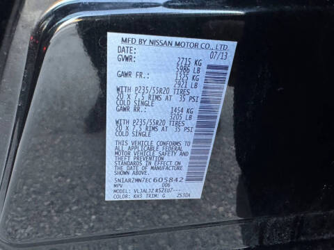 2014 Nissan Pathfinder Platinum