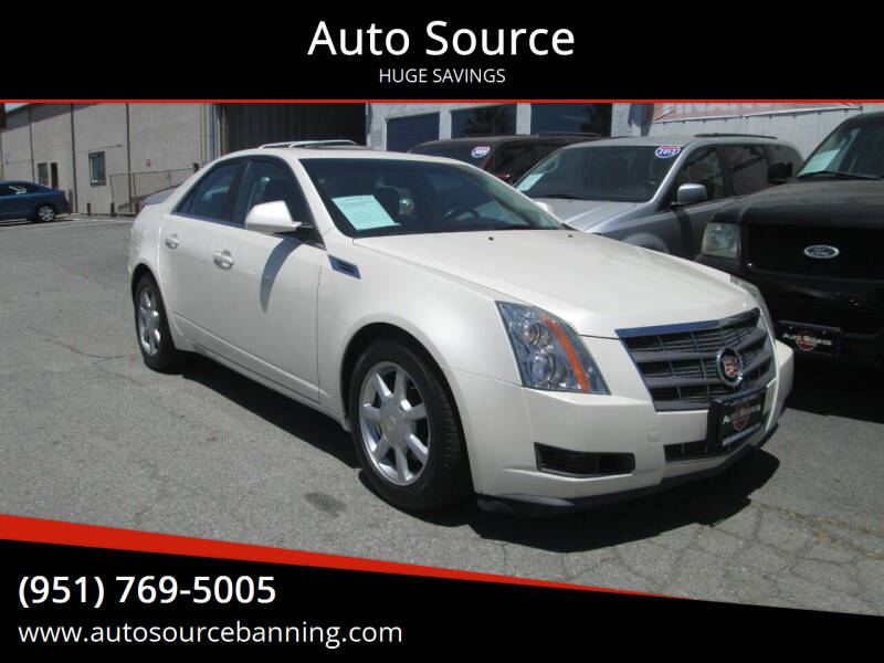 2008 Cadillac CTS for sale at Auto Source in Banning CA