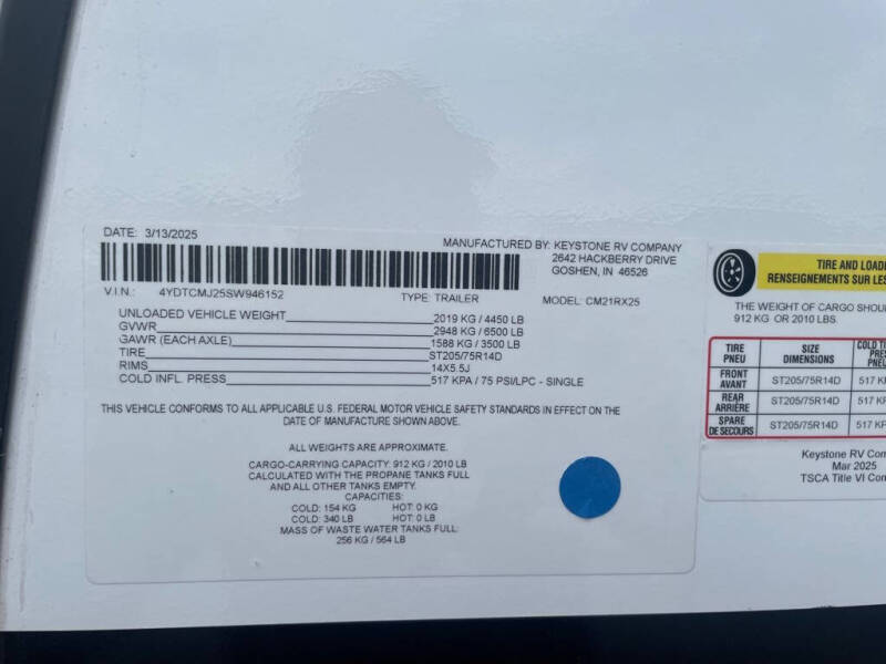 2025 Coleman COLEMAN LIGHT