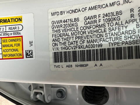 2020 Honda Accord Touring