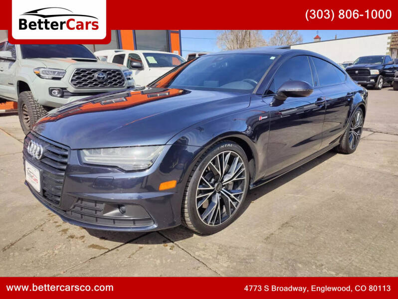 2017 Audi A7 for sale at Better Cars in Englewood CO