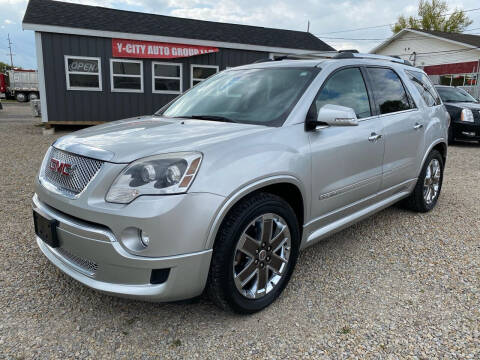 2012 GMC Acadia for sale at Y-City Auto Group LLC in Zanesville OH