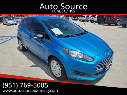 2014 Ford Fiesta for sale at Auto Source in Banning CA