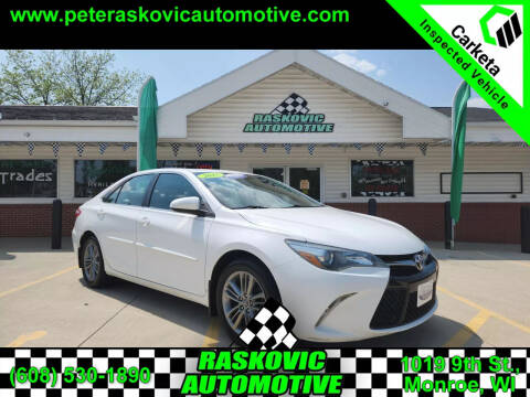 2015 Toyota Camry for sale at RASKOVIC AUTOMOTIVE GROUP in Monroe WI