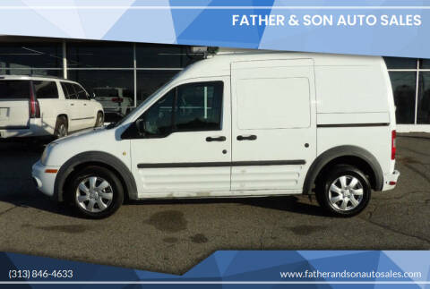 2012 Ford Transit Connect for sale at Father & Son Auto Sales in Dearborn MI