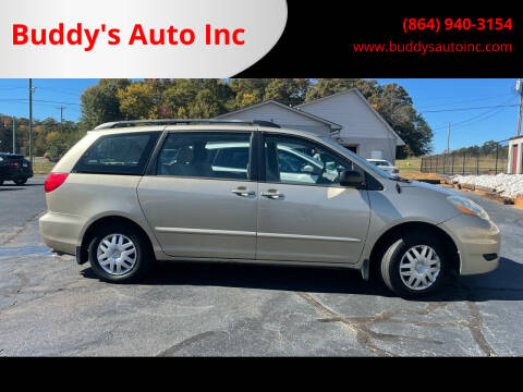 2006 Toyota Sienna for sale at Buddy's Auto Inc in Pendleton SC