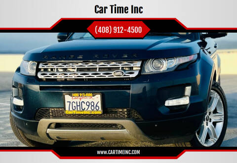 2013 Land Rover Range Rover Evoque for sale at Car Time Inc in San Jose CA
