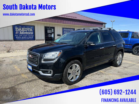 2017 GMC Acadia Limited for sale at South Dakota Motors in Brookings SD