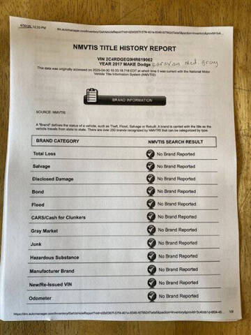 2017 Dodge Grand Caravan GT