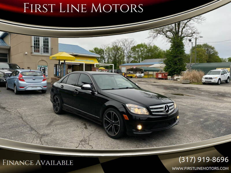 2009 Mercedes-Benz C-Class for sale at First Line Motors in Brownsburg IN