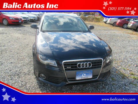 2011 Audi A4 for sale at Balic Autos Inc in Lanham MD