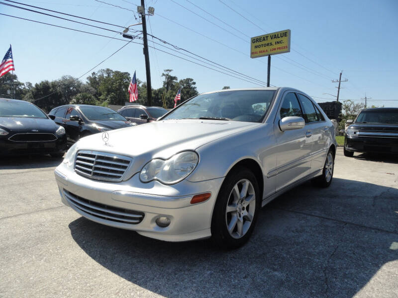 2007 Mercedes-Benz C-Class for sale at GREAT VALUE MOTORS in Jacksonville FL