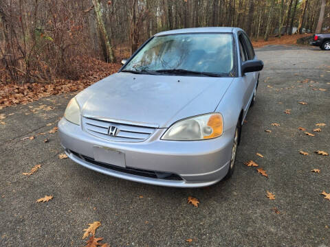 2002 Honda Civic for sale at Cappy's Automotive in Whitinsville MA