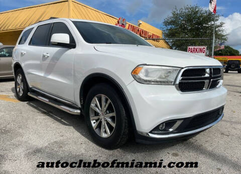 2014 Dodge Durango for sale at AUTO CLUB OF MIAMI, INC in Miami FL