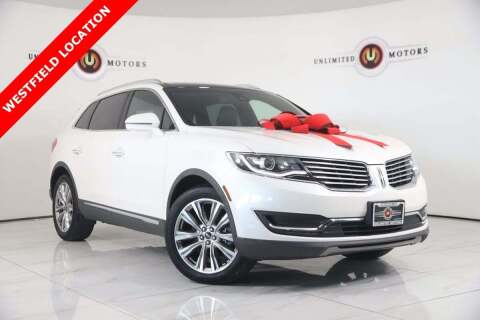 2017 Lincoln MKX for sale at INDY'S UNLIMITED MOTORS - UNLIMITED MOTORS in Westfield IN