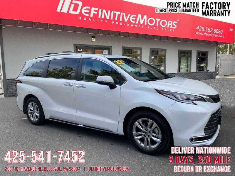 Pre-Owned 2021 Toyota Sienna XLE 4D Passenger Van in Portland