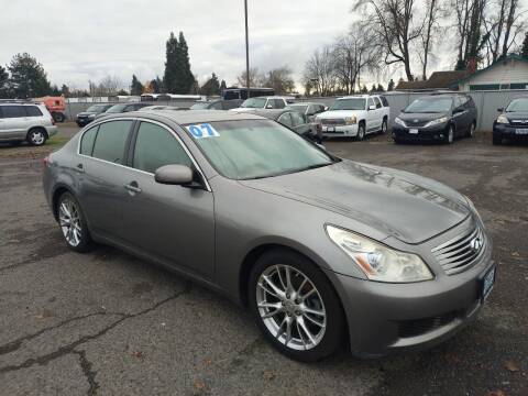 2007 Infiniti G35 for sale at Universal Auto Sales in Salem OR