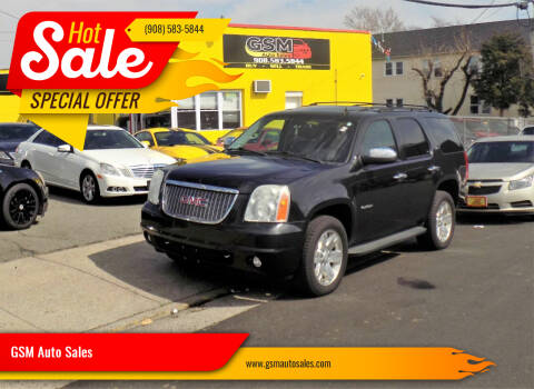 2012 GMC Yukon for sale at GSM Auto Sales in Linden NJ