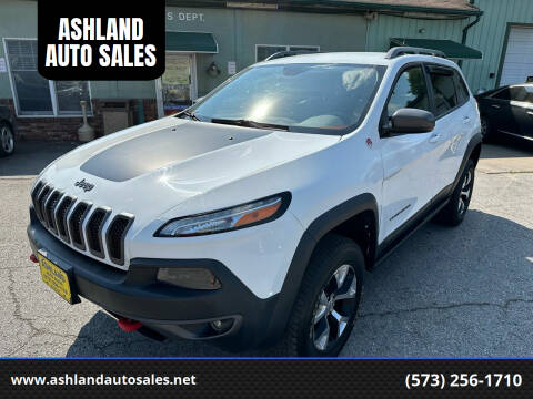 2014 Jeep Cherokee for sale at ASHLAND AUTO SALES in Columbia MO