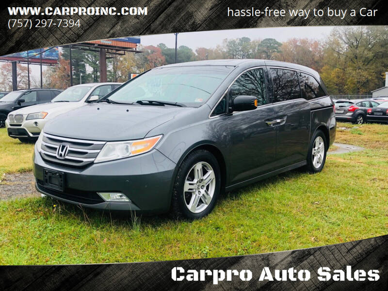 2013 Honda Odyssey for sale at Carpro Auto Sales in Chesapeake VA