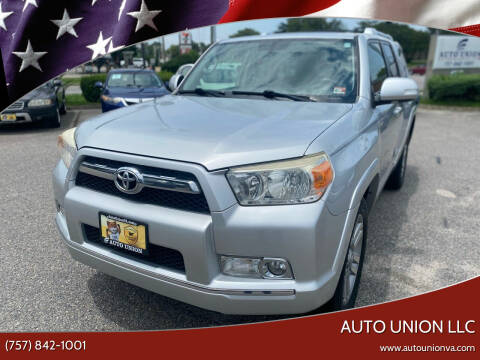 2010 Toyota 4Runner for sale at Auto Union LLC in Virginia Beach VA