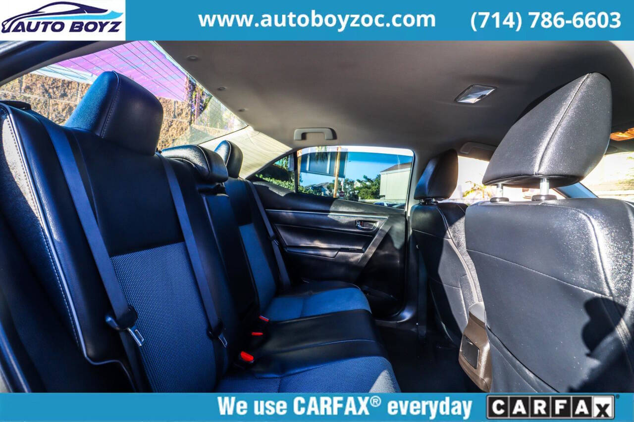 2015 Toyota Corolla for sale at Auto Boyz in Garden Grove, CA