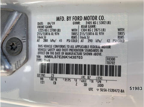 2019 Ford Transit Connect XL