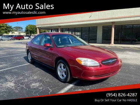 2002 Ford Taurus for sale at My Auto Sales in Margate FL