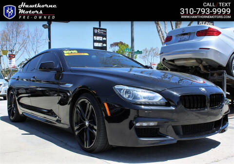 2015 BMW 6 Series for sale at Hawthorne Motors Pre-Owned in Lawndale CA