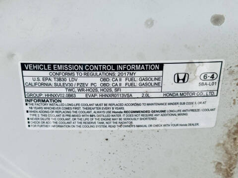 2017 Honda Civic EX