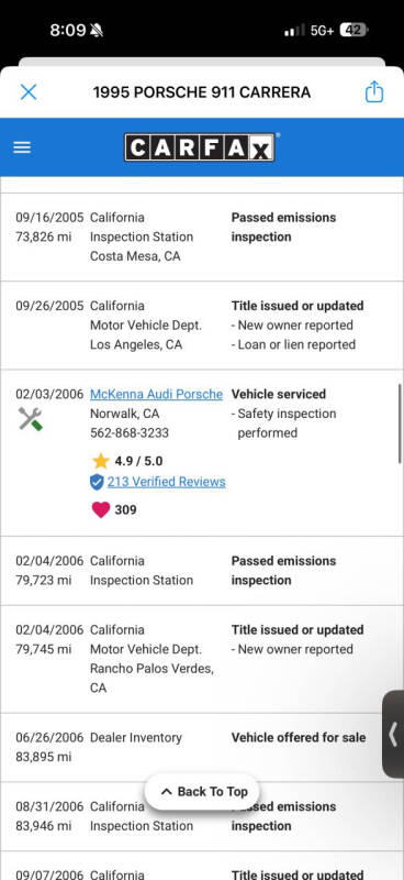 1995 Porsche 911 Carrera