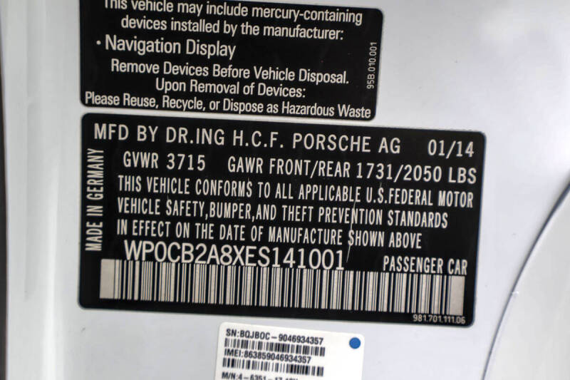 2014 Porsche Boxster S