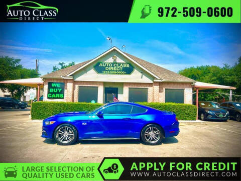 2017 Ford Mustang for sale at Auto Class Direct in Plano TX