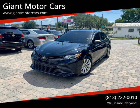 2018 Toyota Camry for sale at Giant Motor Cars in Tampa FL