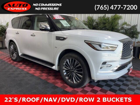 2018 Infiniti QX80 for sale at Auto Express in Lafayette IN