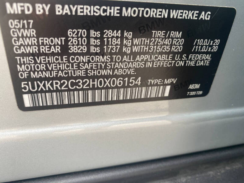 2017 BMW X5 sDrive35i