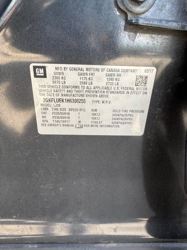 2017 GMC Terrain SLT