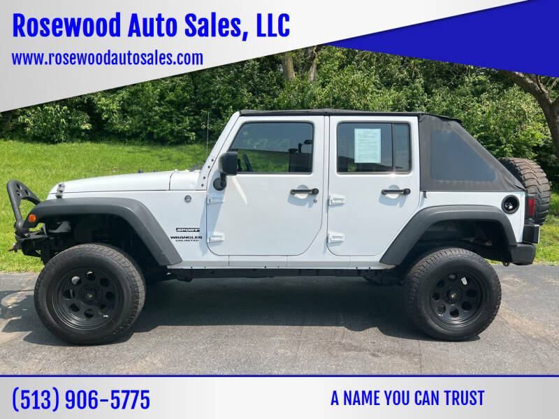 2013 Jeep Wrangler Unlimited for sale at Rosewood Auto Sales, LLC in Hamilton OH