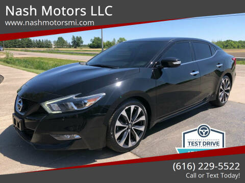 2016 Nissan Maxima for sale at Nash Motors LLC in Hudsonville MI