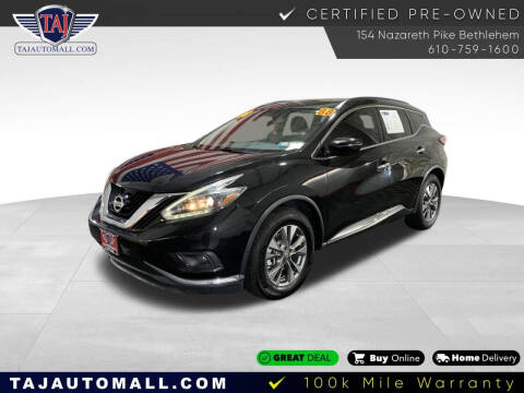 2018 Nissan Murano for sale at Taj Auto Mall in Bethlehem PA